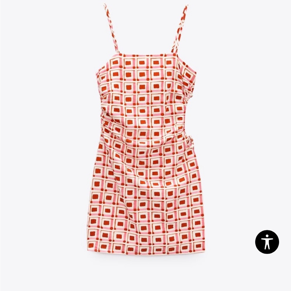Zara Pink/Red Dress